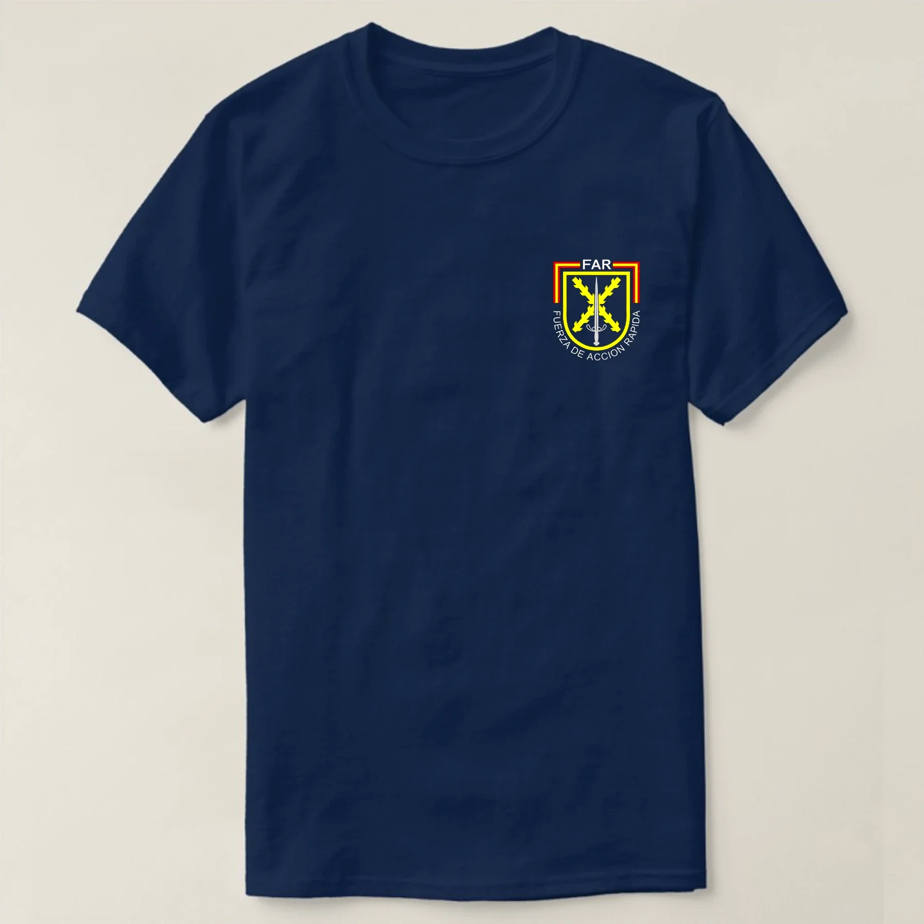 Фото Camiseta Fuerza De Accion Rapida Español. 100% Algodón, De Alta Calidad, De Gran Tamaño, Casual №2