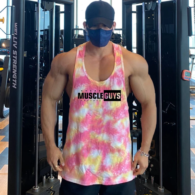 

2022 Gyms Fitness Workout Breathable Singlet Vests Men Bodybuilding Tank Top Camouflage sleeveless Shirts Summer Gym Clothing