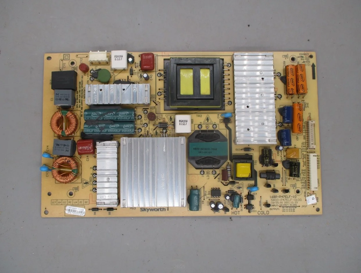 

Disassemble for Skyworth 50e65sg Power Board 168p-p47elf-10 5800-p47elf-0100