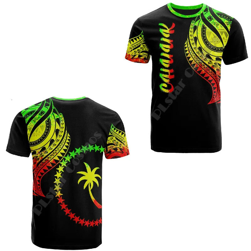 

Micronesia-camisetas de manga corta para hombre y mujer, ropa de calle de verano, retro, estampado 3D, chuuk port, 2021