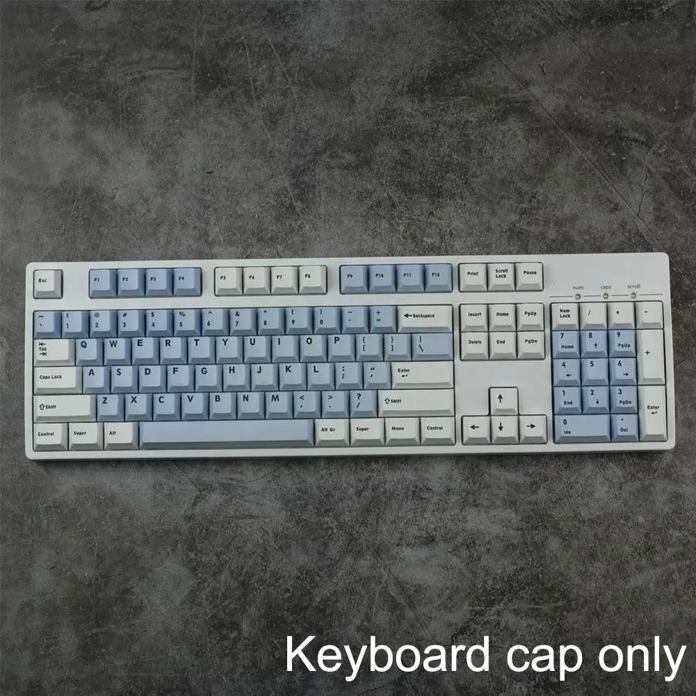 

Колпачки для клавиш Gmk Iceberg, 156 клавиш, сублимационная механическая клавиатура Pbt, колпачок для клавиш с профилем для механической клавиатуры...