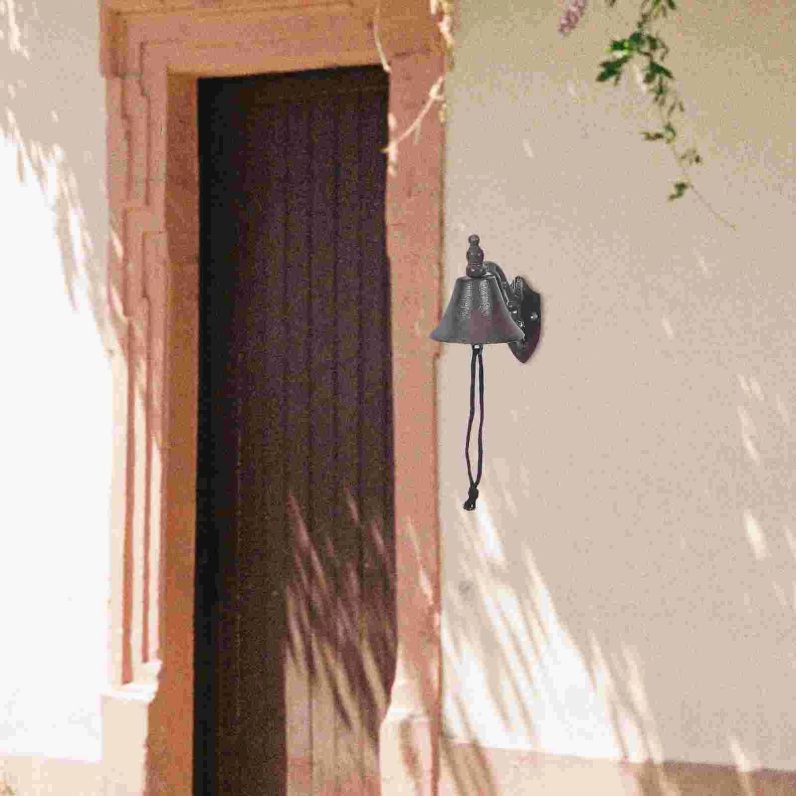 

Колокольчик для ворот, ужина, американский звонок для загородной комнаты, колокольчики для улицы, хлопковая веревка, винтажный вход