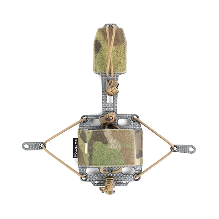 

PEW Tactical PVS31 NVG Battery Box Retention System Helmet Pouch FERRO STYLE Carbon Frame