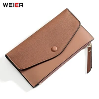 brand simple wallets for women 2022 pu leather small womens long clutches ladies luxury card holder coin mini purse female bag