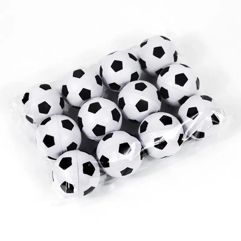 

12pcs 40mm Children Soft Football Toys Foam Sponge Decompression Vent Stress Squeeze Balls Soccer Anti Stress Toy Balls Soccer