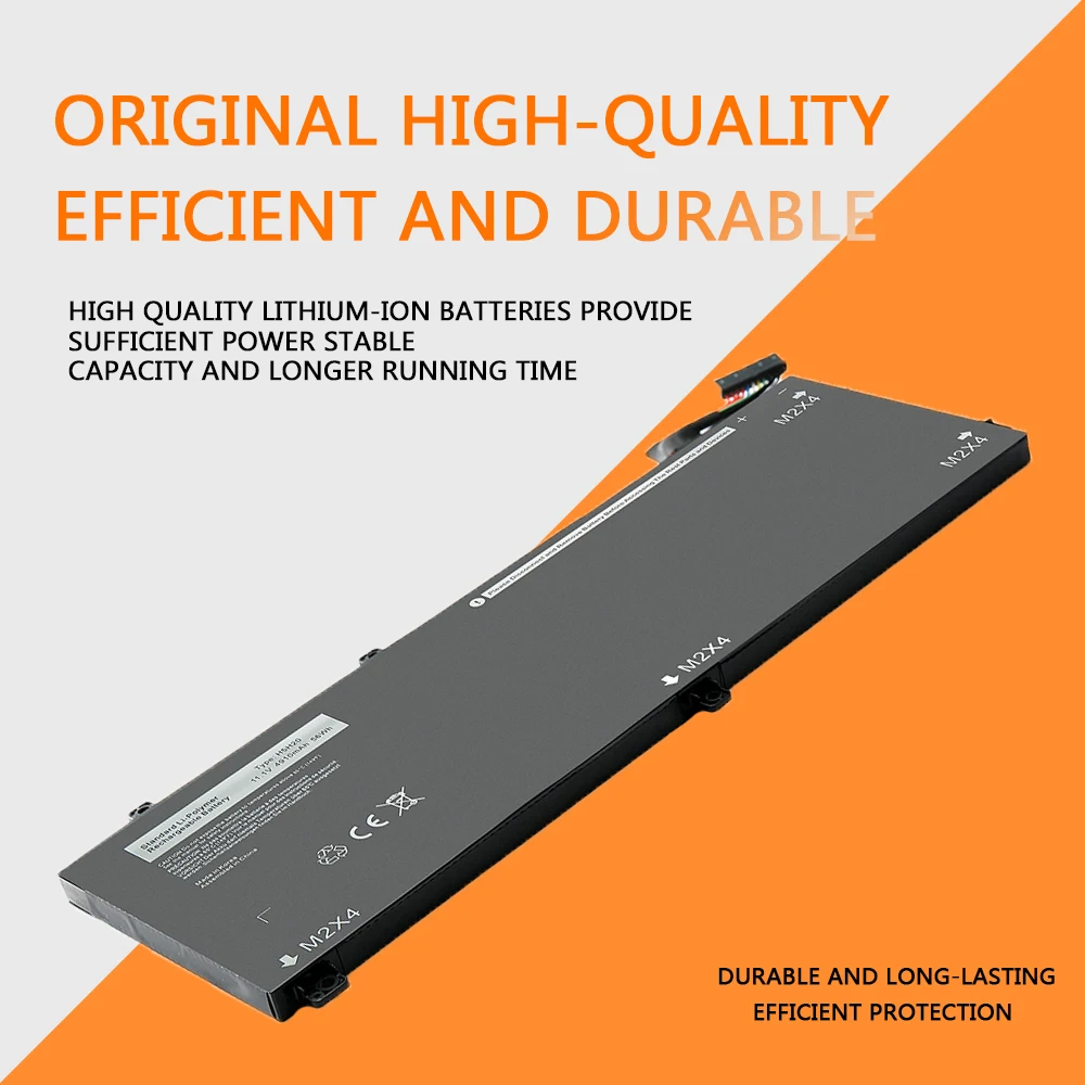 Портативный Аккумулятор для DELL XPS authentique 11 4 в 56 Втч H5H20 15 9550 9560 9570 Precision 5510 5520 5530