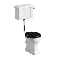 China Supplier Wholesale Ceramic Antique Copper Pipe Toilet Bathroom Double Flush Toilet