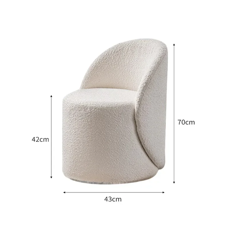 Роскошный подвесной стул для спальни Минималистичная спинка подставка под