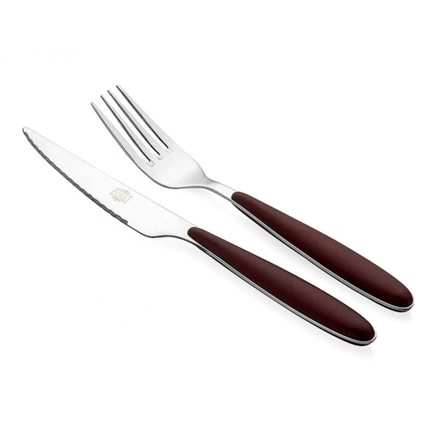 

Porio 12 piece meat cutlery set
