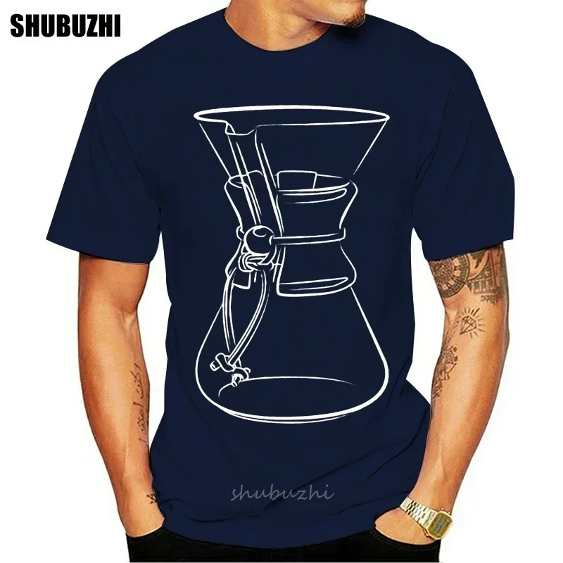 Модная крутая Мужская футболка забавная женская Chemex индивидуальная Футболка с