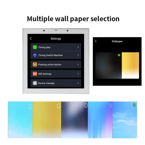 4-дюймовый комплект Android 11 Tuya для умного дома, Wi-Fi, Bluetooth, двусторонний домашний кинотеатр, цифровой стерео аудио, музыкальный настенный усилитель