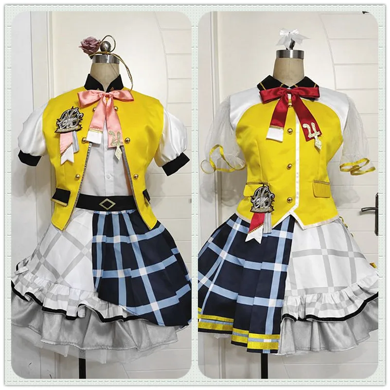 COS-HoHo [personalizzato] Anime Lovelive Aqours Ruby Dia Chika Concert SJ uniform Cosplay Costume Halloween Party Outfit Women