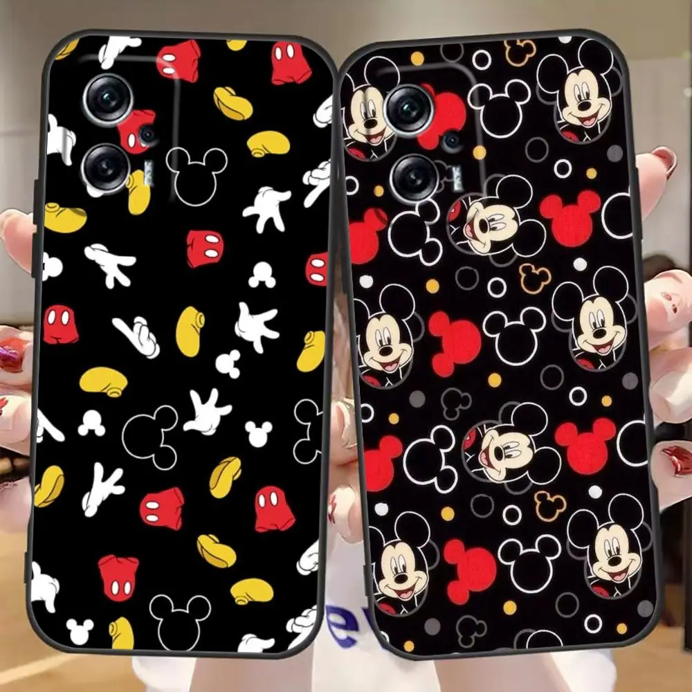 

M-Mickey M-Minnie Mouse art Phone Case For Redmi Note 13 12 11 10 9T 9S 9 8T 8 7 6 5 5A 4 3 A1 GO Cover Funda Coque Shell Case