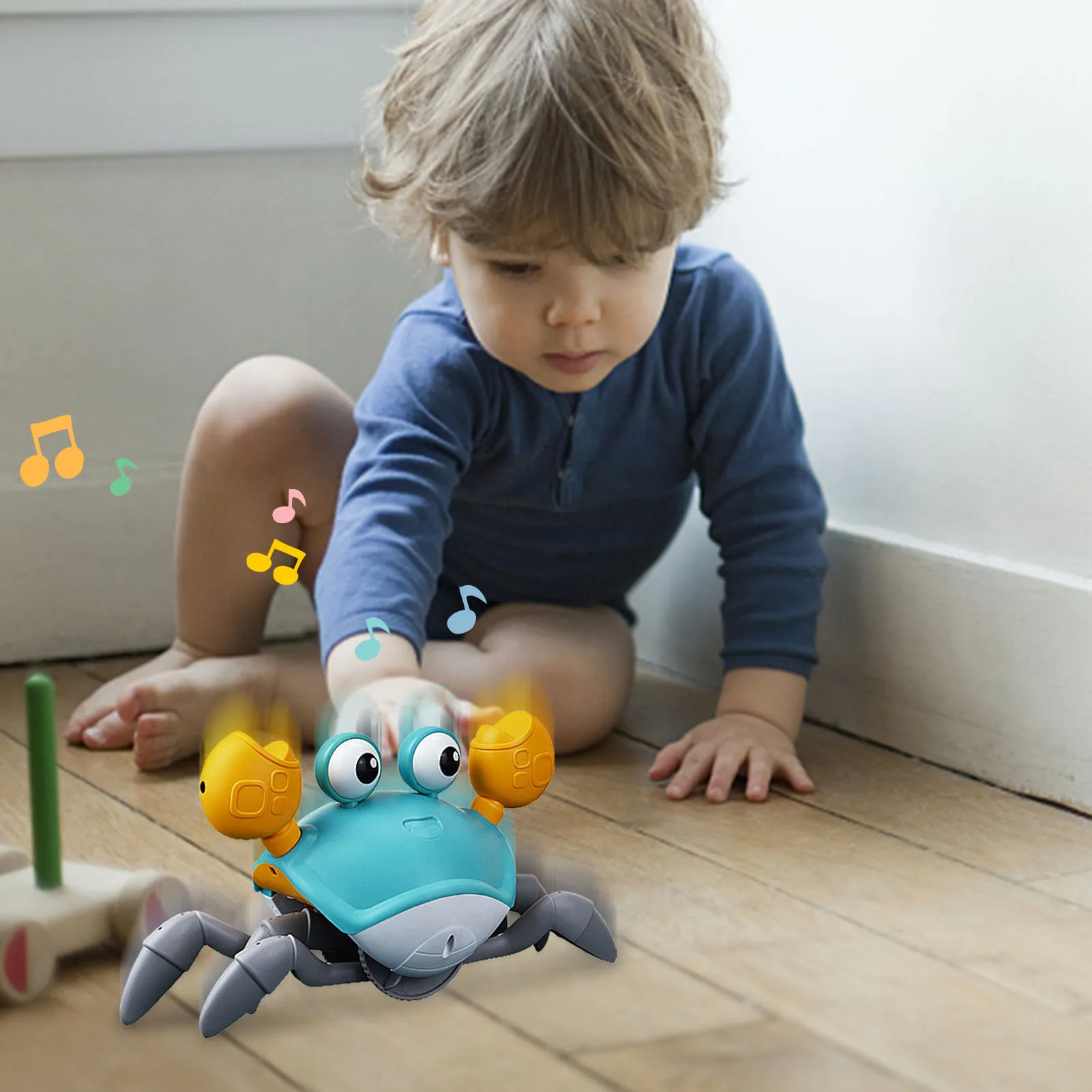 

Crawling Toys For Babies 6-12 Months Musical Crab Crawling Toys With Music And Lights For Children Toddlers And Kids Baby Intera
