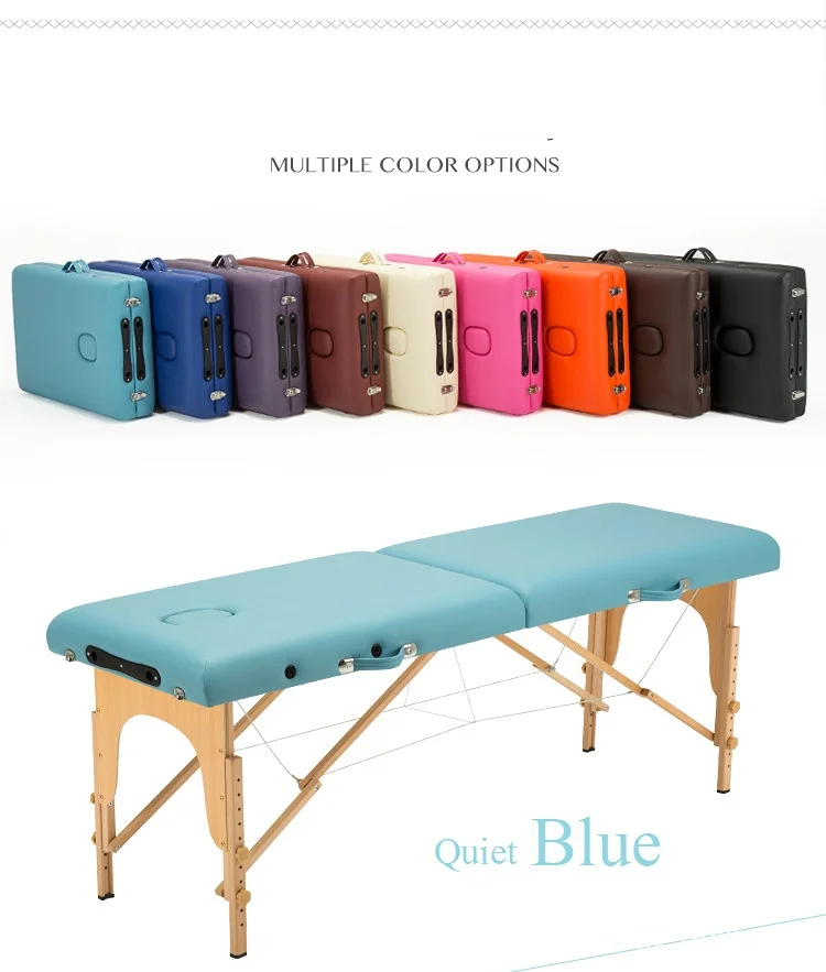 

Складная кровать для салона красоты Профессиональные портативные спа массажные столы складные с сумкой мебель для салона деревянная 185x6 0/185x70 см