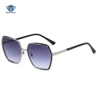 teenyoun trade shades new square sunglasses fashion uv400 same glasses versatile gradient sun glasses women uv400