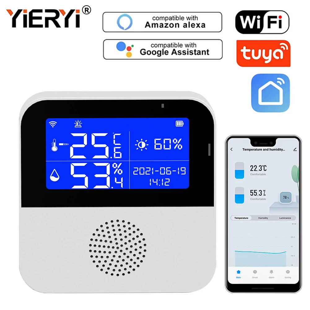 Умный термометр Yieryi с Wi-Fi для спальни отеля офиса