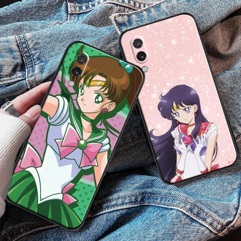 

Bandai Sailor Moon Anime For Xiaomi Mi 11 Lite POCO X3 Pro GT NFC M3 Pro Phone Case Silicone Cover Coque Soft Back Black