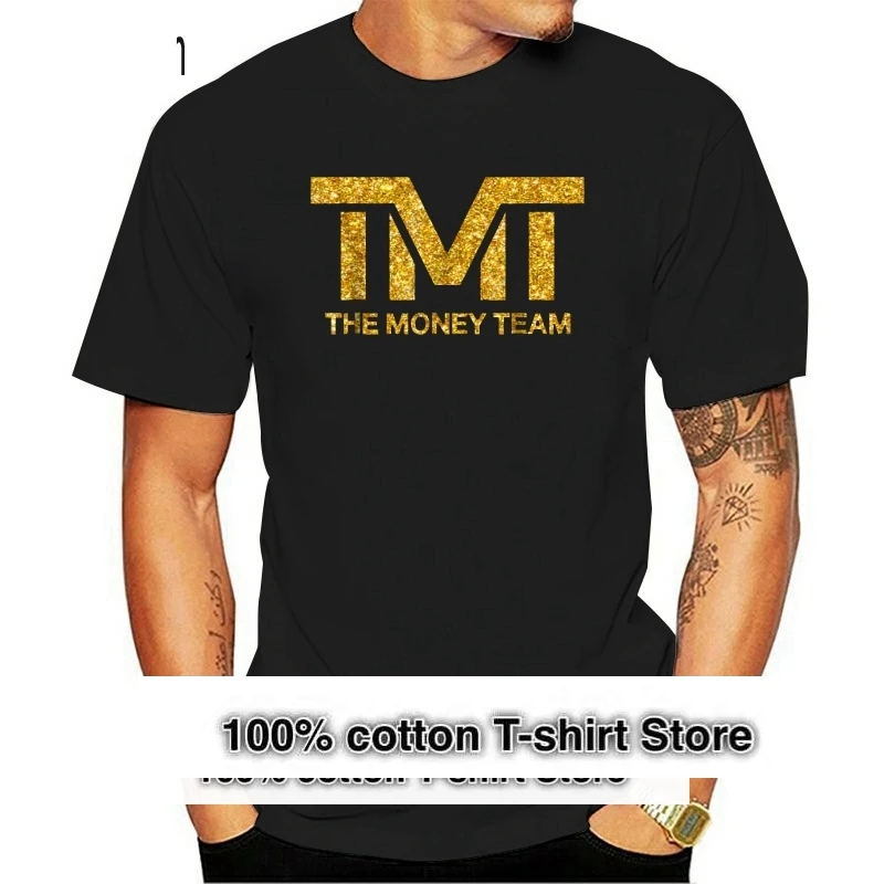 

2019 модная летняя футболка 100% хлопок креативная графика TMT деньги футболка команда Золотой