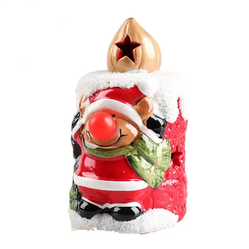 

Старики, снеговик, портативная маленькая масляная лампа, декоративные светильники для дома, настольное украшение, Электронная фотография, рождественское светящееся украшение