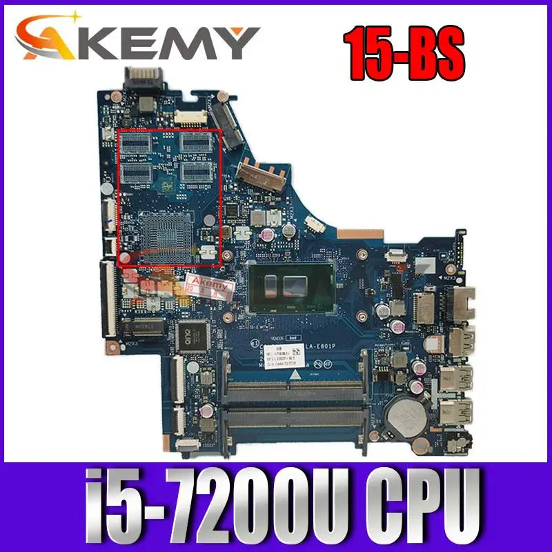 

Для ноутбука hp 15-BS, материнская плата для ноутбука с Φ cpu 924751-601 924751-501 924751-001 CSL50, системная плата