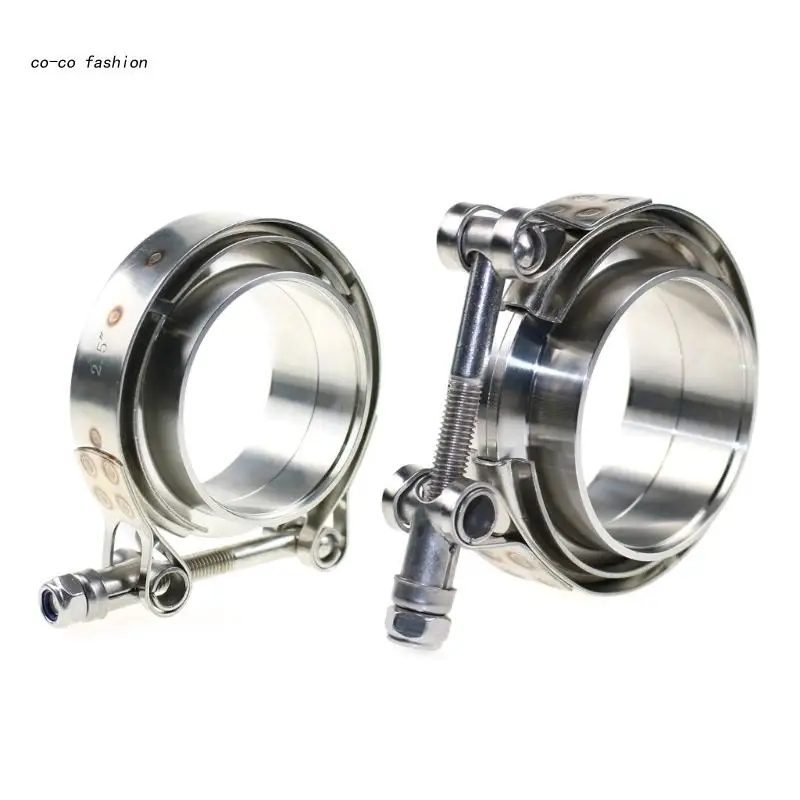 

517B Stainless Steel 3Inch Quick Release V Band Clamp Turbos Exhaust Pipe Vband Clamp