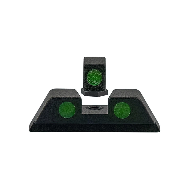 

Luminous Sight Aluminum Alloy Glock Fluorescent Sight Green Dot Front And Back Point Sight Water Bomb Toy Front Sight