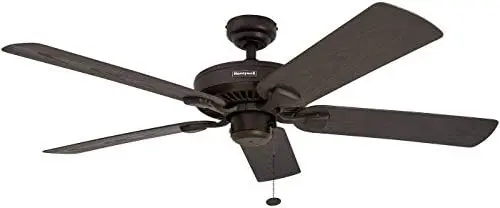 

Ceiling Fans Belmar 52 Inch Indoor Outdoor, No Light, Wet Rated, Five Blade, White, 50198