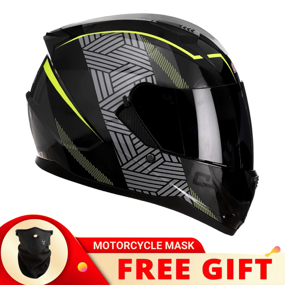 

Double Lens Full Face DOT Approved Motorcycle Motocross Racing Helmets Casque Moto Capacete Riding Casco ECE Men Women Motorbike