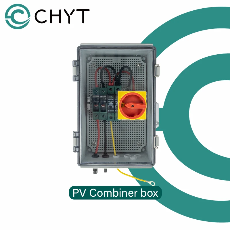 

Новый продукт CHYT 1000 в 1 вход 1 выход 1 шнур 2P DC изоляционный переключатель SPD Солнечный фотогальванический комбайнер коробка