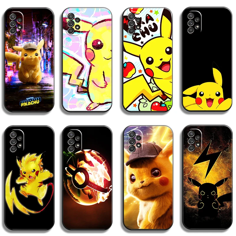

Pokémon Pikachu Phone Cases For Samsung Galaxy A51 4G A51 5G A71 4G A71 5G A52 4G A52 5G A72 4G A72 5G Back Cover Coque