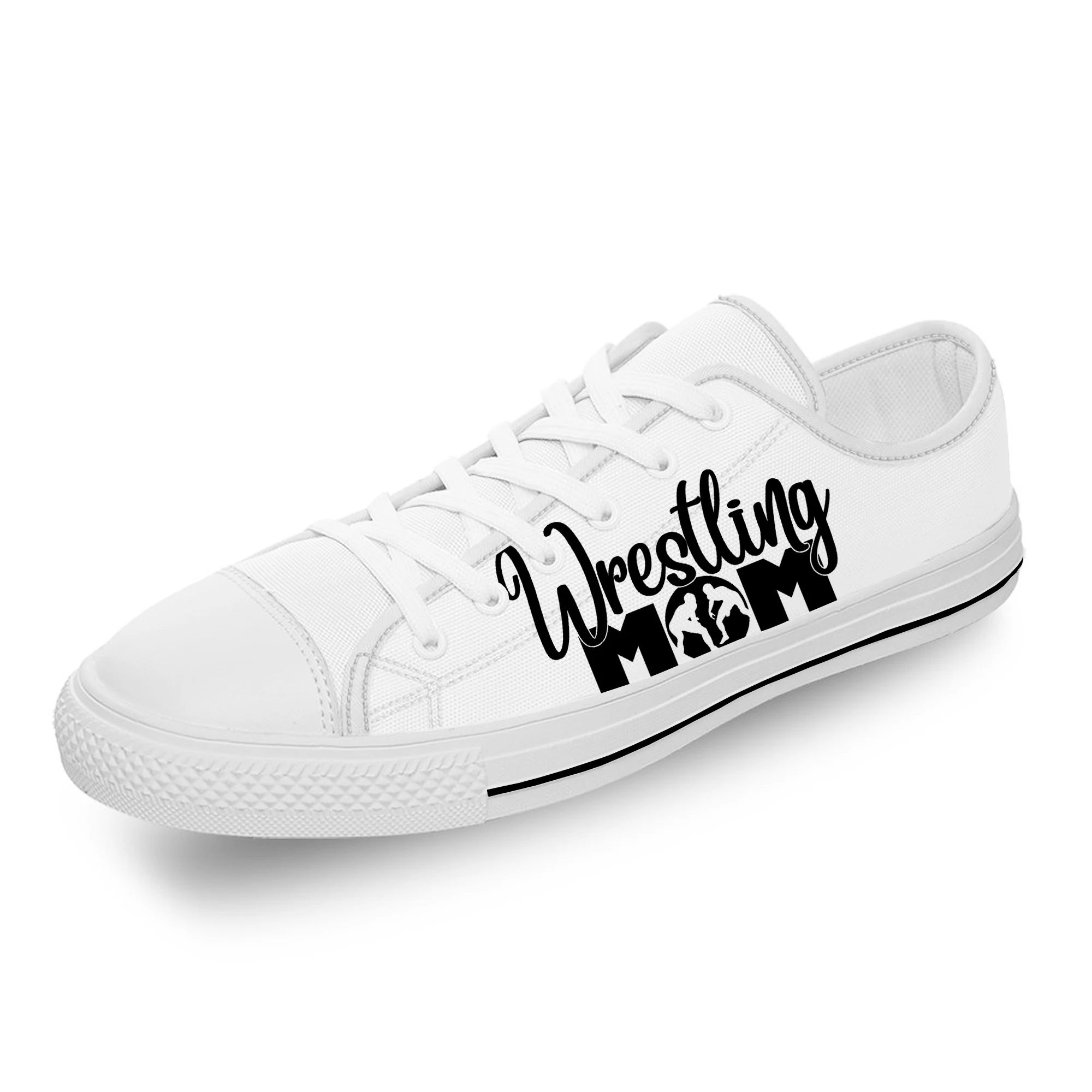 

Wrestling Mom Low Top Sneakers Mens Womens Teenager Casual Shoes Canvas Running Shoes 3D Print Breathable Lightweight shoe