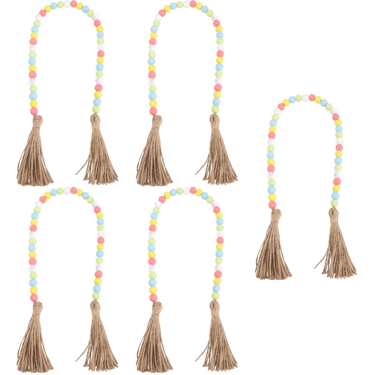 

5pcs Easter Themed Beaded Garland Easter Beads Garland Easter Beads Ornament