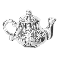 10pcslot retro silver color teapot charms tool alloy pendant for necklace earrings bracelet jewelry making diy accessories