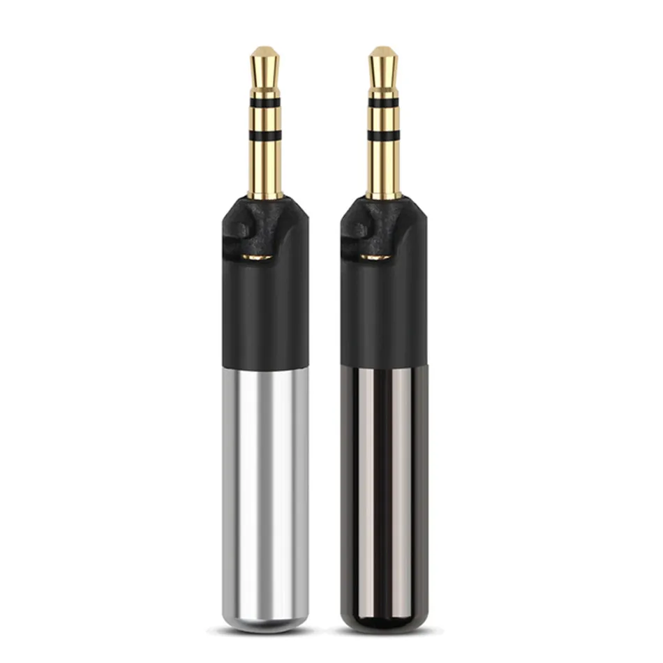 

2.5mm 3 Poles Jack Connector 2.5 Male 3/32" For ATH-R70X M50X M40X Headphone Audio Adapter Gold Plated Solder 4.0mm Wire Hole