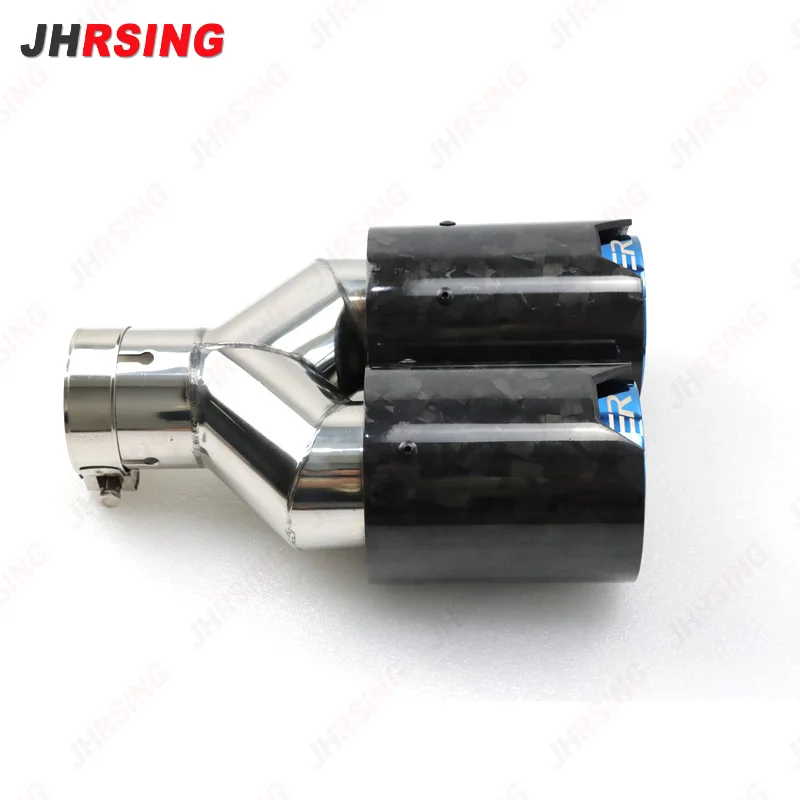 1 шт. выхлопная труба из кованого углеродного волокна автомобильные аксессуары