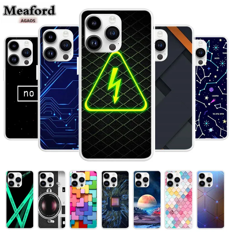 

Flexibility Soft Edges Case for Apple iphone 15 Transparent Funda iphone 15 pro Soft Silicone Cover Clear Capa Apple iphone15pro