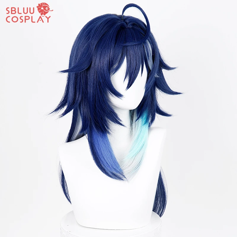 Фото Парик для косплея SBluuCosplay Genshin Impact Ororon, разноцветный, износостойкий, синтетический, аксессуар для Хэллоуина №2