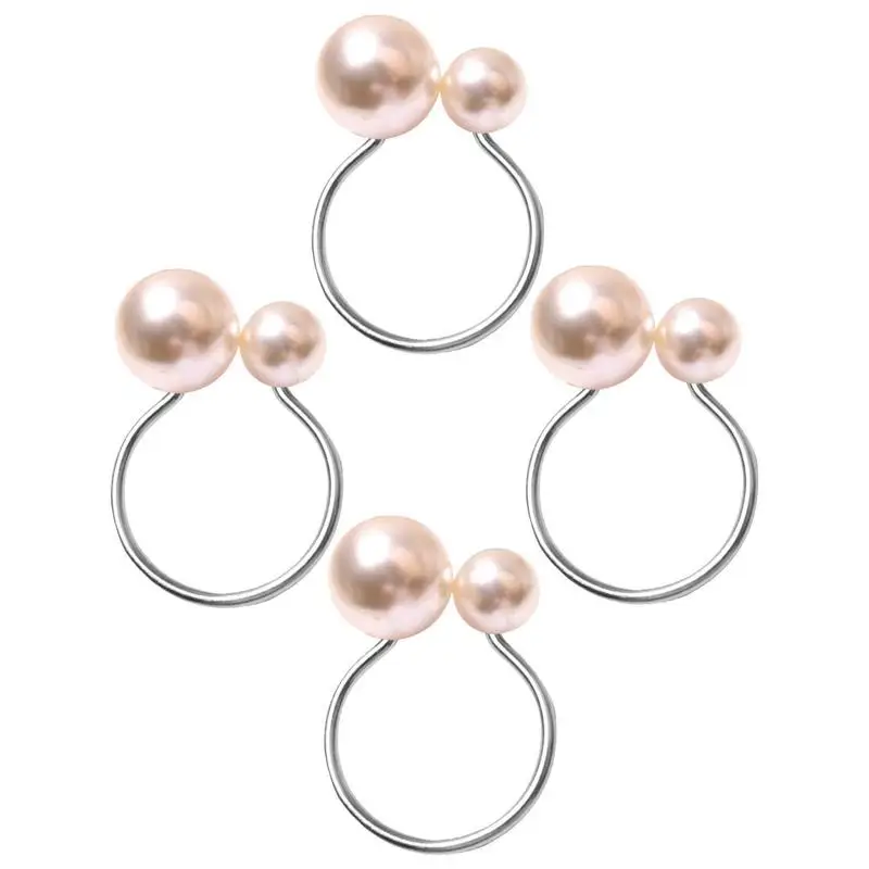 

Кольца для салфеток из нержавеющей стали, фотозажимы, 4 шт., тканевые кольца для салфеток для Хэллоуина, Рождества, свадьбы, обеденного стола