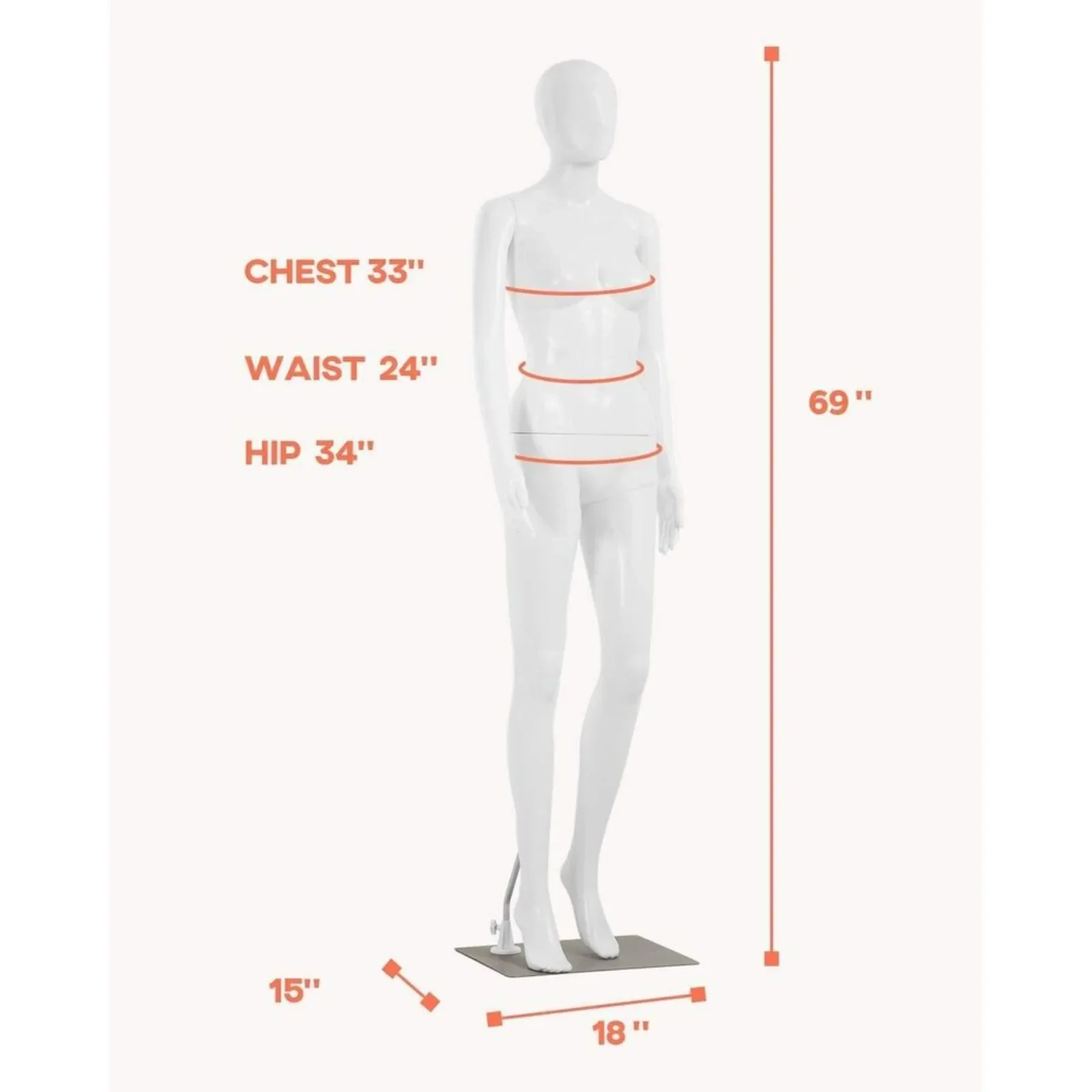 Maniqui femenino desmontable de Body completo фигурка с основанием из металла soporte para vestido