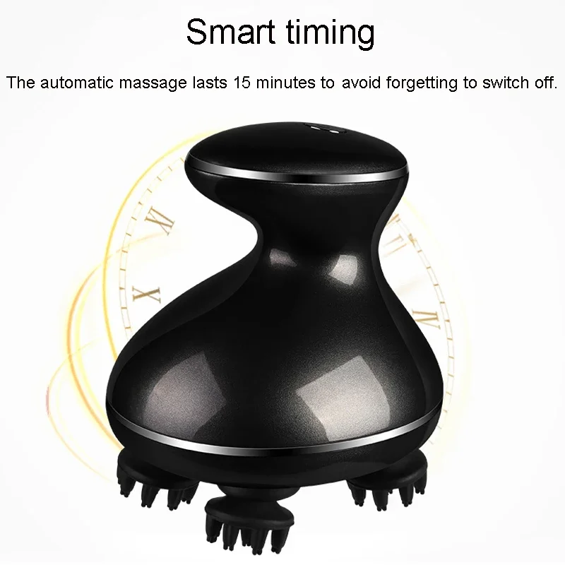 Умный EMS микротоковый массажер для головы электрическое вибрационное устройство