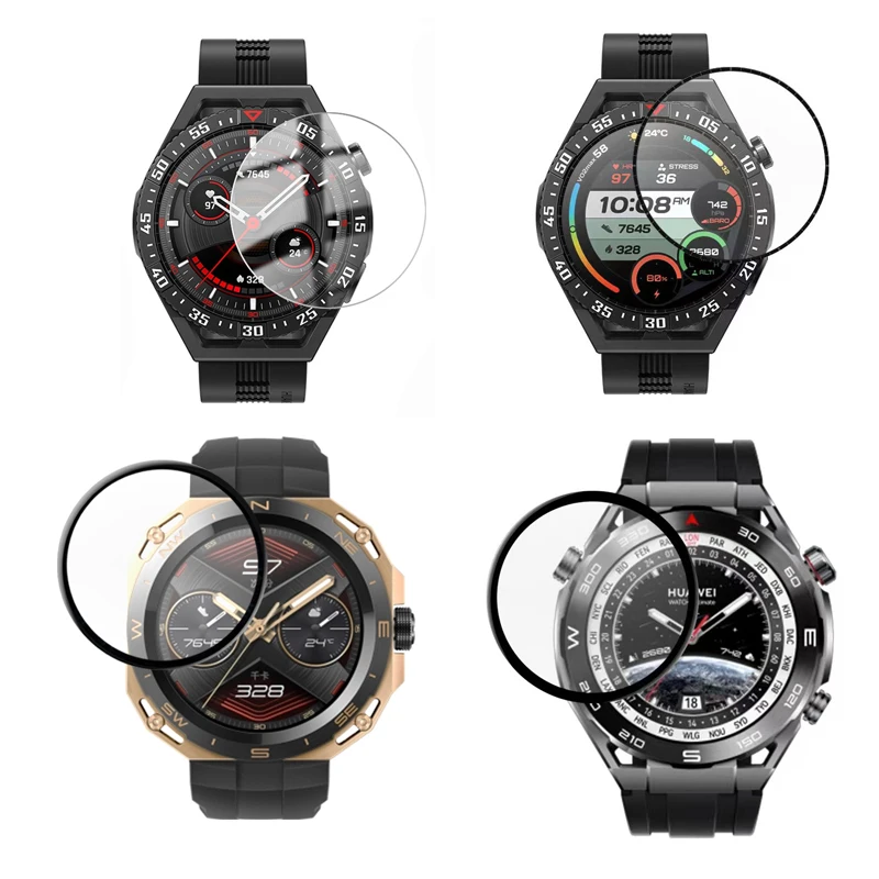 3D ПММА-пленка для Huawei Watch GT3 SE / GT Cyber Ultimate прозрачное закаленное стекло защита