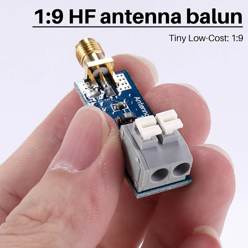 1:9 HF антенна Balun один девять: крошечная недорогая частота длинный провод RTL-SDR 160M-6M