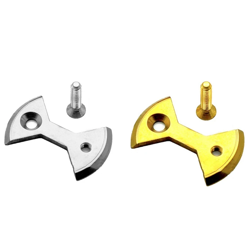 

Titanium Alloy Mtb Bike Bicycle Pedal Plate Cleats For Zero Cleats Bolts Bike Bicycle Replace Parts