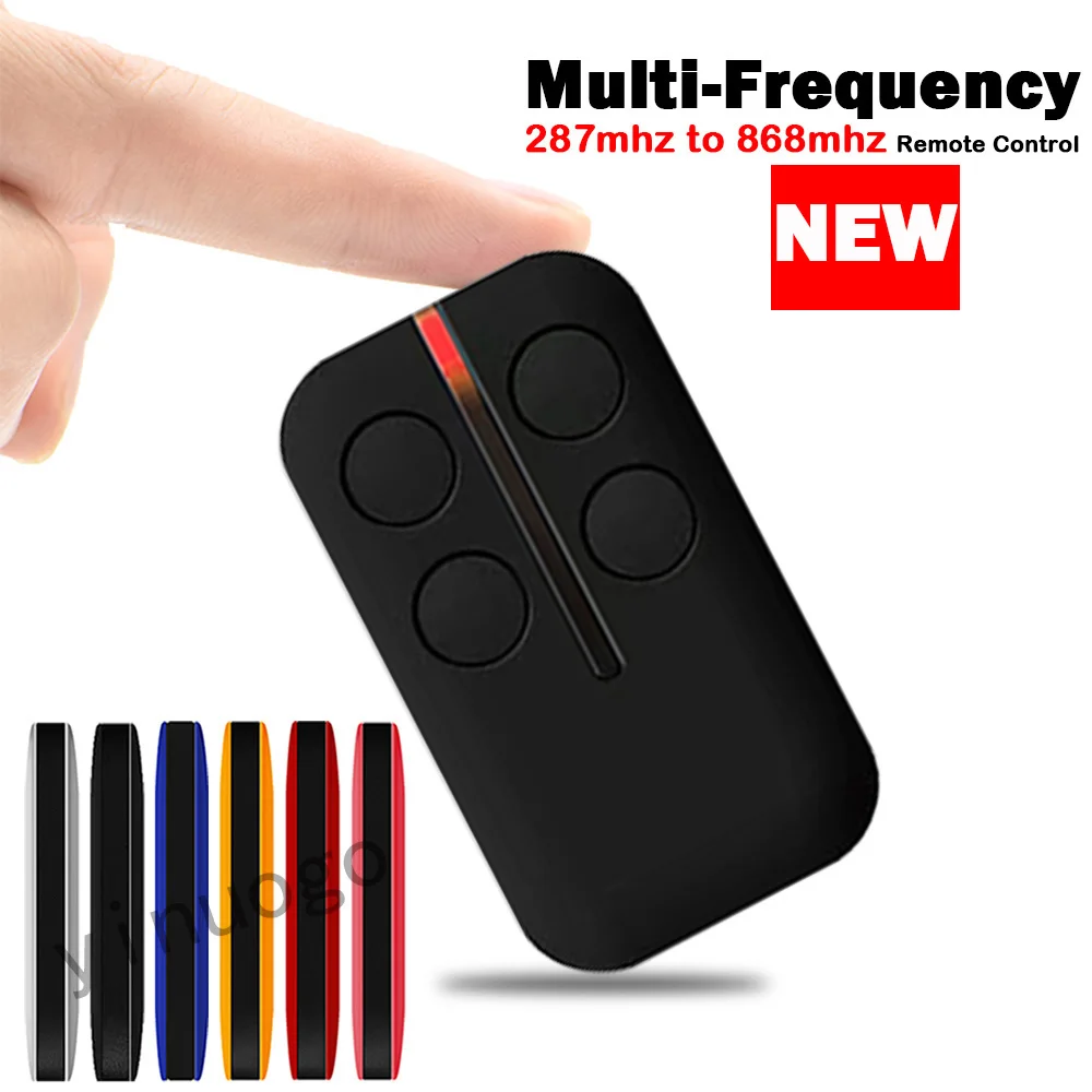 

NEW MultiFrequency Remote Control 280MHz to 868MHz Garage Door Remote Control Gate Opener 4 in 1 Clone To Copy Multiple Brands