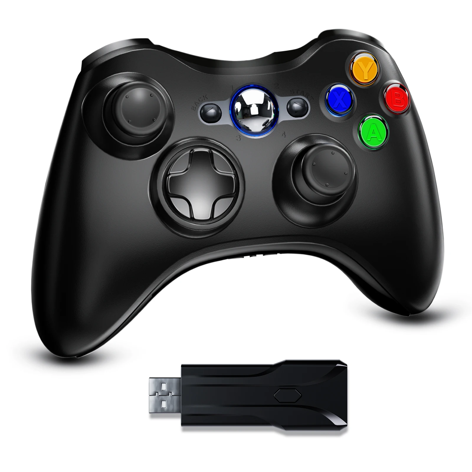 Беспроводной геймпад для Xbox 360 контроллер 2 4G джойстик Microsoft XBOX ПК Windows 7/8/10 игровой
