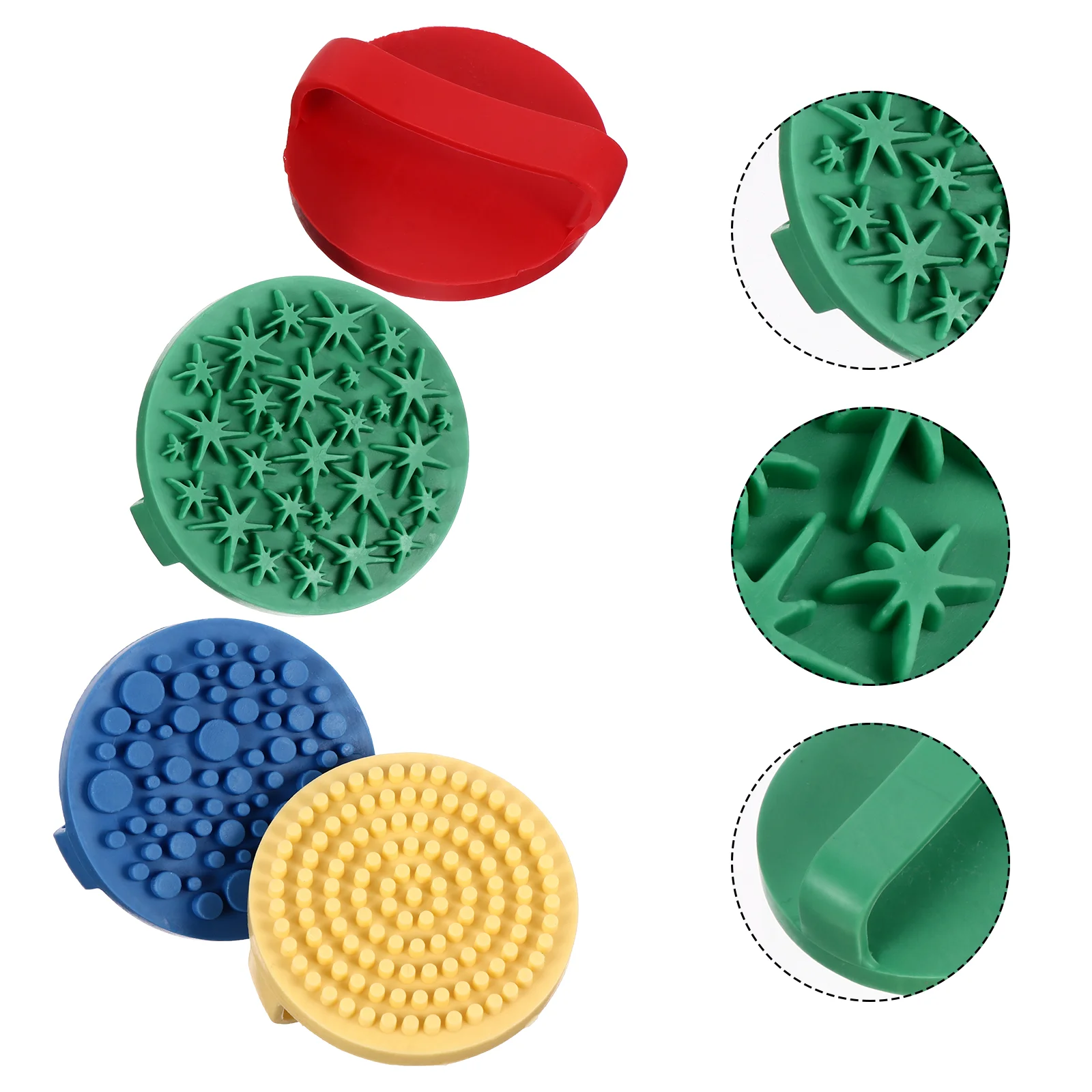 

4pcs Multicolor Child DIY Scrapbook Kids Stamp Rubber Stamps Scrapbooking Toys