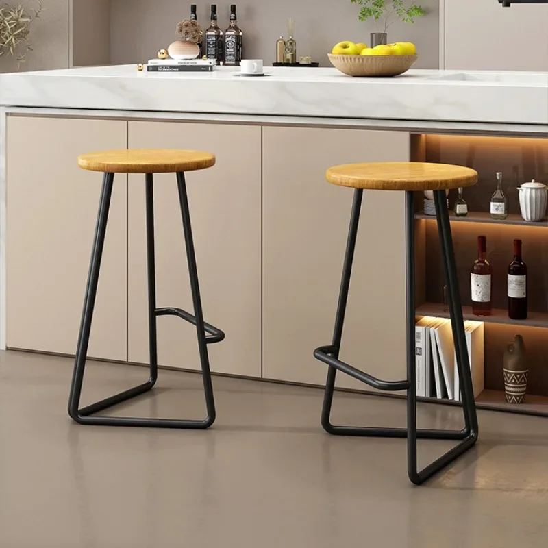 Роскошное круглое черное барное кресло уличный дизайн скандинавский ресепшн