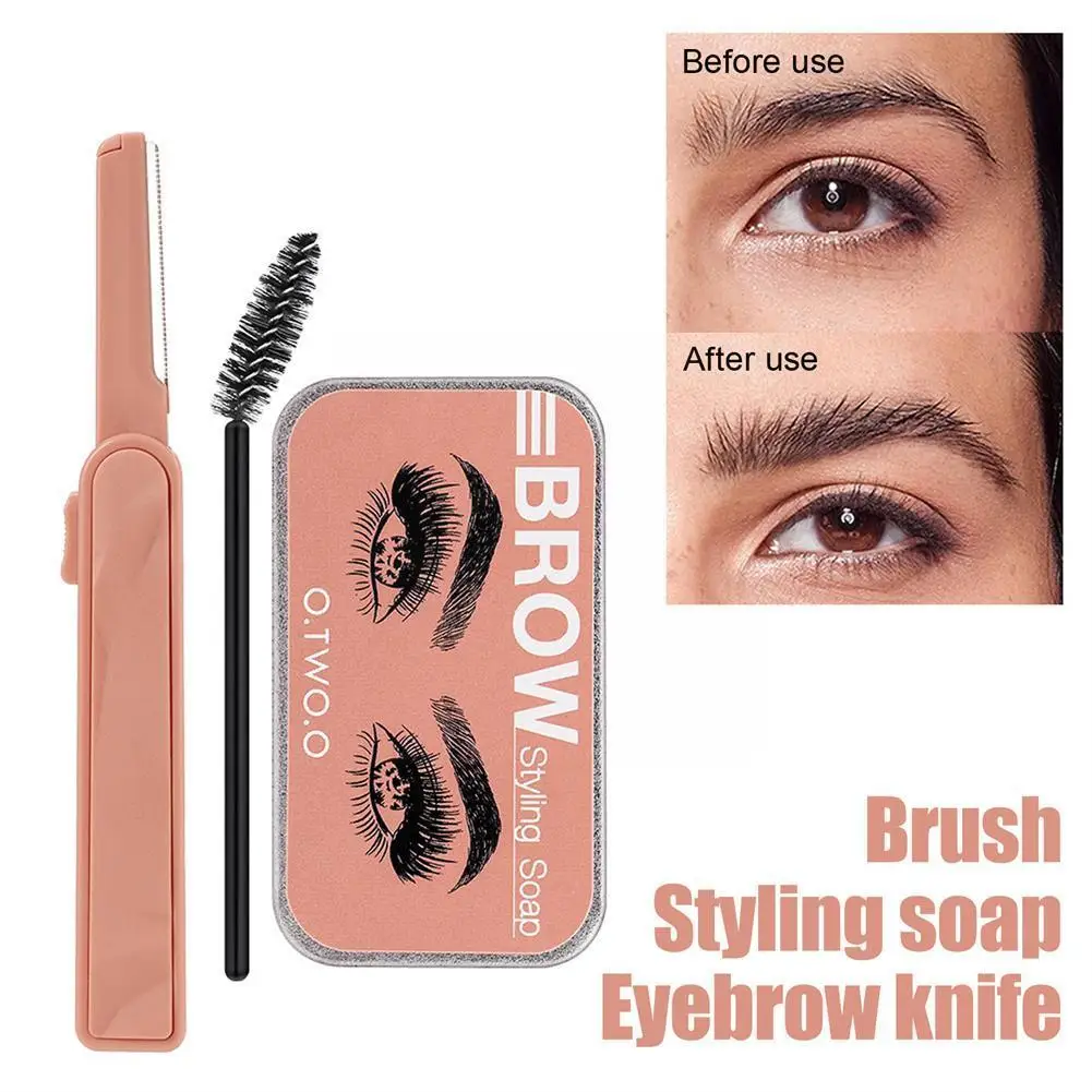 

Eyebrow Styling Soap Upgraded Pigmented Eyebrow Gel Waterproof Long-lasting Eyebrow Lift Wax Makeup For Eyebrow V4A2