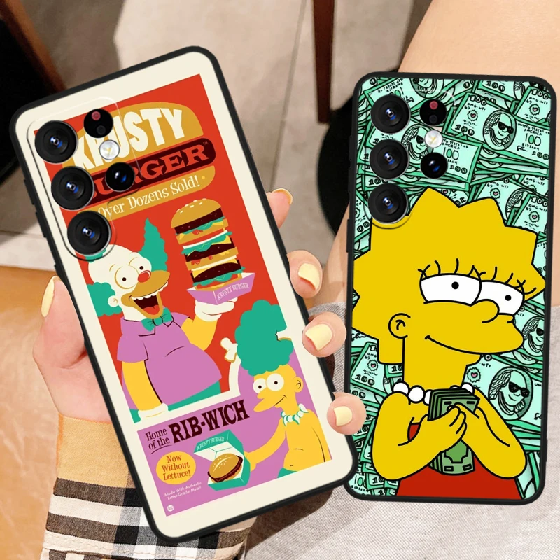 Милый чехол из ТПУ для Samsung Galaxy S24 S23 S22 S21 S20 FE S10e S10 Ultra Plus